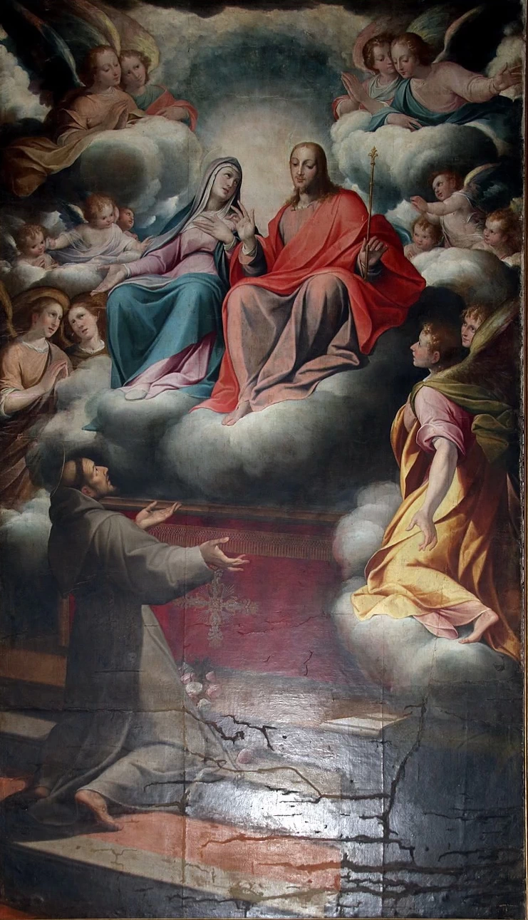 Il perdono di Assisi - basilica di Santa Maria di Campagna, Piacenza